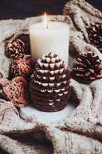 Load image into Gallery viewer, Frosted Pinecone Wax Melt
